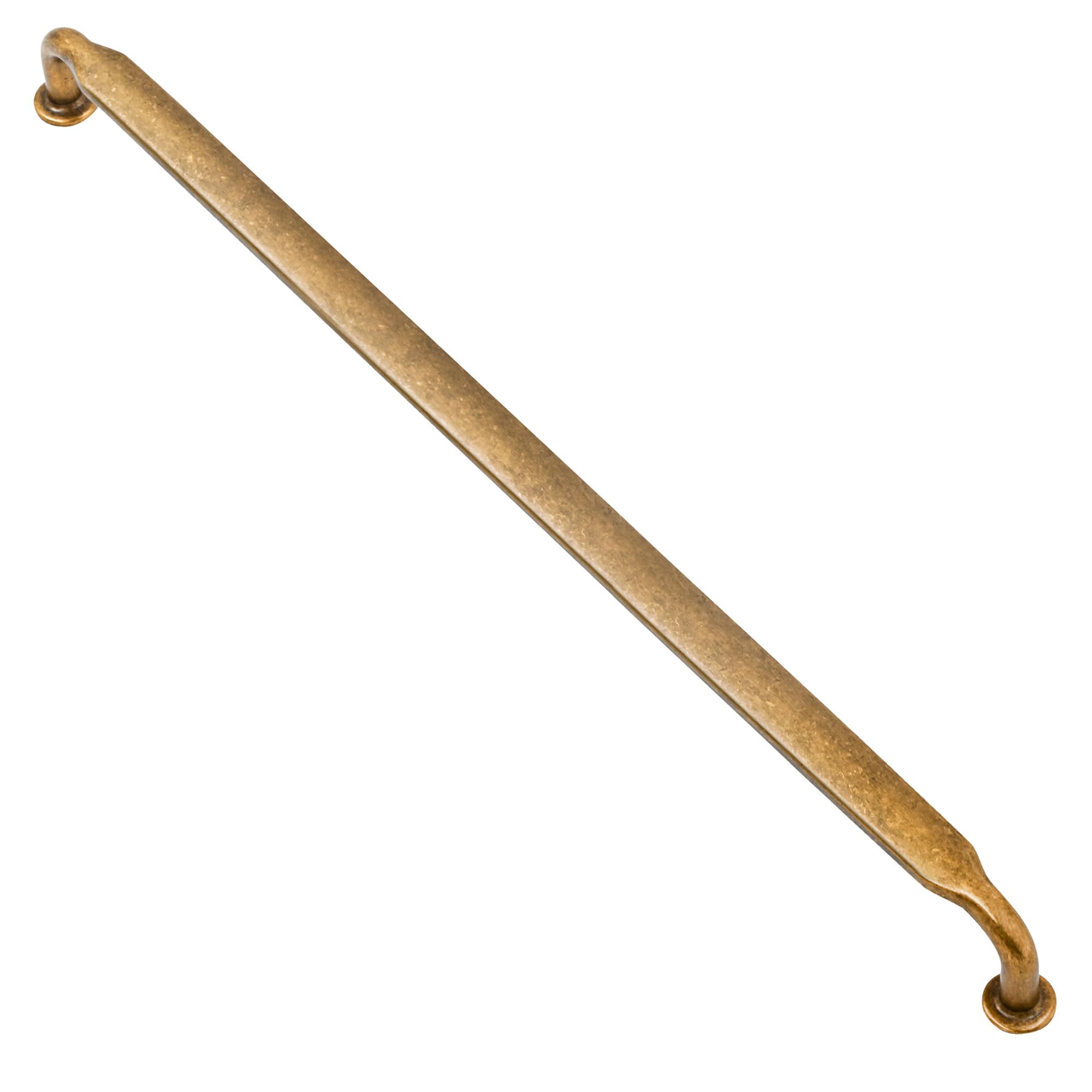 Photo 1 of Alzassbg 6 Pack Antique Brass Cabinet Handles, 12-1/2 Inch(320mm) Hole Centers Arch Modern Cabinet Pulls Kitchen Cabinets Hardware for Cabinets and Drawers AL3503AB