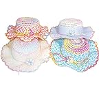 Girls Tea Party Hat Mix (4 pc)