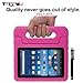 Fire 7 2015 Case, TabPow [Kids Case] - [Shockproof][Drop Protection][Heavy Duty] Kids Children EVA Case with Carrying Handle Stand For Amazon Fire 7 Tablet (will only fit Fire 7