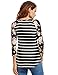 Floerns Women's Floral Baseball Tee Stripe Raglan Sleeve T Shirt Black XXL
