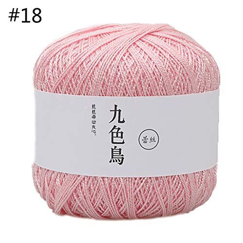Yeahii 50g Silk Cotton Milk Crochet Yarn Baby Hand-Knitted Warm Soft Knitting Thread for Hand Knitting Supplies Knitting a Sweater - Thumbnail 3