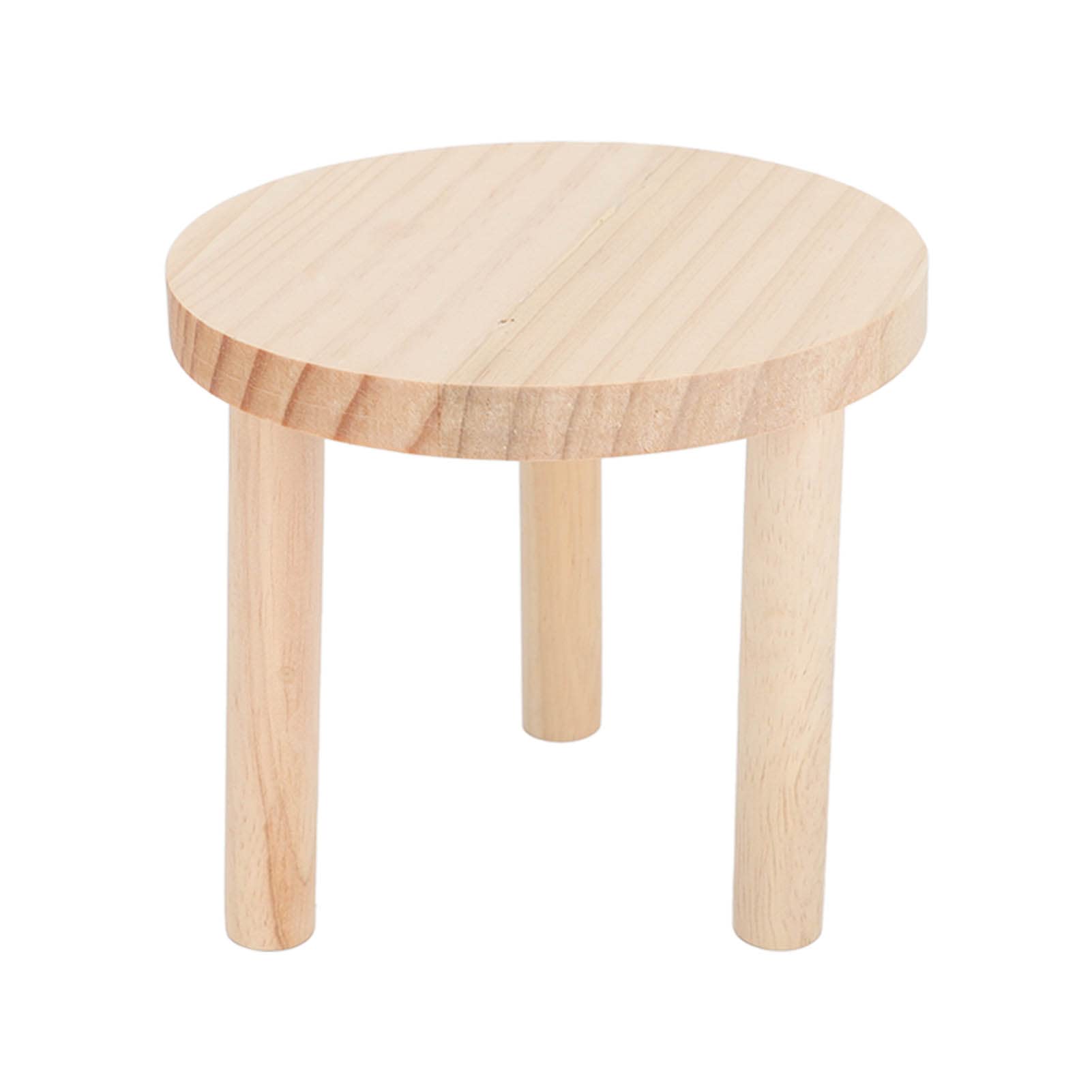 Hamster Play Wooden Platform Wooden Platform Exploring Toy Wood Round Hamster Standing Platform for Hamster Gerbil Guinea Pig Mice