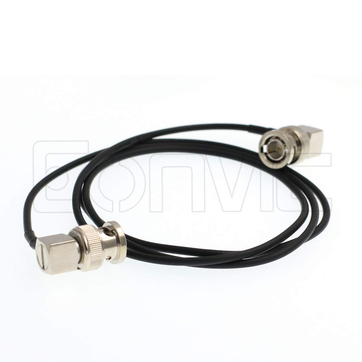 Eonvic 75Ohm RG174 BMCC Video Blackmagic Camera Flexible Soft and Thin HD SDI BNC Cable (1M-WBNC)