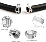 QEEROYO 8mm High-Temp Fuel Line 1m with Clamps for Tractors Cars Trucks view 3