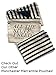 Canvas Zipper Pouch - Pencil Case, Make up Bag, Cell Phone Accessory Organizer, Travel Toiletry Organizing and Fashion Clutch