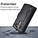 LG G4 Case, LG G4, Starshop Hybrid Full Protection Dual Layer Case with Kickstand and Locking Belt Swivel Clip With Premium Screen Protector Black