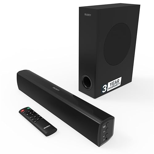 Majority Bluetooth Soundbar with Subwoofer 100 Watts Sound bar for TV  Stereo TV Sound Bar with Optical, RCA, USB, and AUX Playback TV - Main Image