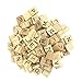 Maggift Wood Alphabet Tiles 200 Letter Pieces Tiles Game