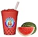Premium WATERMELON Boba/Bubble Tea Drink Mix Powder By Buddha Bubbles Boba (10 Ounce) (283 Grams)
