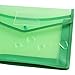 A4 Plastic Wallet Folder Envelope, CertBuy 5 Pack Waterproof Poly Envelope Plastic File Wallet Document Folder with Button Closure for School Office Home - Red Blue Yellow Green Black