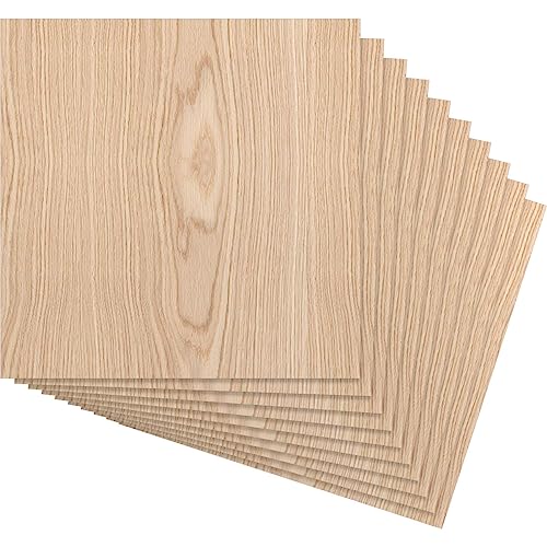 Ekena Millwork 15 3/4"W x 15 3/4"H x 1/4"T Wood Hobby Boards, Red Oak (10-Pack)