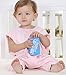 Nine States Baby SleepSack Cotton Wearable Blanket,Sleep Sack with Feet,Detachable Long Sleeves,Pink,Large