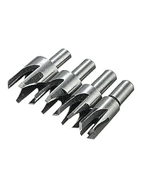 yakamoz 8 piezas HSS Taper Tipo de pinza para madera Plug cortador Brocas 5 8" 1 2" 3 8" 1 4"