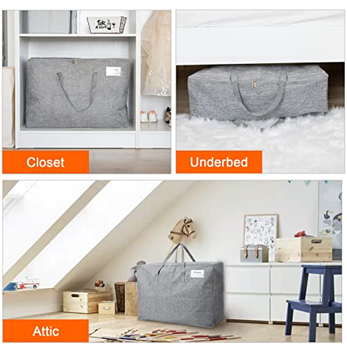 Polecasa 105L Extra Large Reusable Storage Bag with Strong Handles