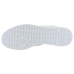 Lacoste Men's Hydez Leather Sneakers, Grey & White, 7