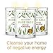 Magnificent101 Pure Sage Smudge Set of 3 Candles for House Energy Cleansing, Banish Negative Energy I Purification and Chakra Healing – Natural Soy Wax Candles for Aromatherapy (Pure Sage)thumb 2