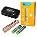 Olight I3E 120 Lumen solid copper body LED Flashlight with 2 X EdisonBright AAA batteries