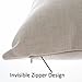 Kingla Home Coastal Theme Blue Conch Shell Throw Pillow Case 18 X 18 Inch Cotton Linen Square Cushion Covers for Sofa