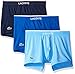 2pk Super Fine Trunk Men'scolours 3 Pack Cotton Stretch Trunks, Light Blue/Blue/Navy, L