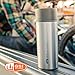 GSI Outdoors, Glacier Stainless Commuter JavaPress, French Press Coffee Mug, Superior Backcountry Cookware Since 1985, Stainless