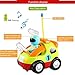 Rabing RC Cartoon Race Car with Action Figure Radio Control Toy with Music Best Gift for Toddlers Kids