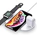 Wireless Charger FLOVEME 3 in 1 Wireless Charging pad 10W Qi Fast Wireless Charger Stand Compatible with Apple Watch Series Airpods iPhone X Xs Max Xr 8 /8Plus Samsung S10/9/S8/S8+
