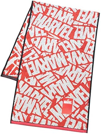 Amazon Co Jp マーベル スポーツタオル Sj レッド Marvel ジャガード地 ロングタオル キャラクター フェイスタオル 林 タオル おもちゃ