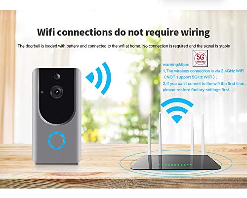 4 Wireless+Doorbell+Security+Detection+Real+time