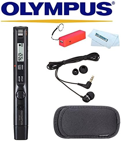 Olympus VP-10 Digital Voice Recorder (Refurbished) + Olympus TP-8 Telephone Pick-up Microphone + Olympus CS-125 Soft Carrying Case + Power Bank + Cleaning Cloth + LCD Screen Protection