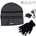 Bluetooth Beanie Music Hat Gifts for Men Women (Stripe)