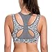 SYROKAN Sports Bras for Women High Support Mesh Full Coverage Racerback Wireless No Bounce Running Bras Multicoloured #5 Small
