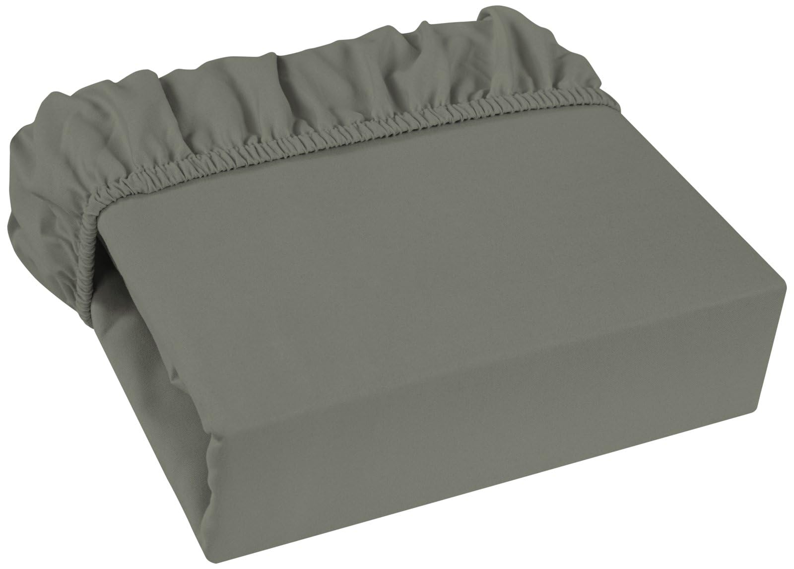 Soroor Bedding & Linen, Microfiber Single Fitted Sheet, Grey Deep Pocket 12 inch Bed Sheet, Super Soft Fabric & Elastic Hem Fitted Sheets | 90 x 190 x 30 cm Single Bed Sheets