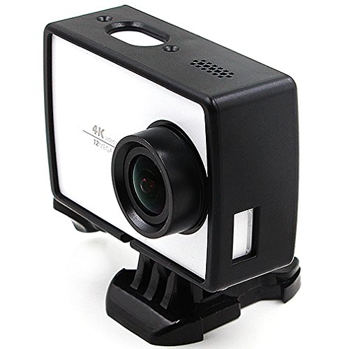 First2savvv XM2-BKK-A01 Border Frame BacPac Mount Protective Frame Expanded Edition Housing Case for XIAOMI Yi 4k action camera