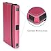 MoKo Case for Fire HD 6 - Slim Folding Cover for Amazon Kindle Fire HD 6 Inch 2014 Tablet, MAGENTA
