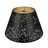 Medium Lamp Shade, ALUCSET Barrel Metal Etching