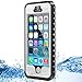 iPhone 5S / SE (2016) Waterproof Case, Dust Proof Snow Proof Shock Proof Case with Touched Transparent Screen Protector, Heavy Duty Protective Carrying Cover Case for iPhone 5 5s SE - White