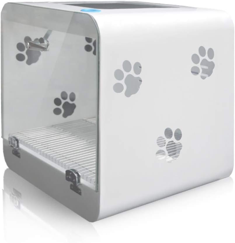 DJLOOKK Pet Drying Box Dog Hair Dryer Bath Blowing Cloth Doll Cat Small Dog Dryer Automatic Water Blowing Machine,A