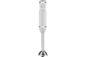 Chefman Immersion Stick Hand Blender with Stainless Steel Shaft & Blades, Powerful Ice Crushing 2-Speed Control Handheld Mixe