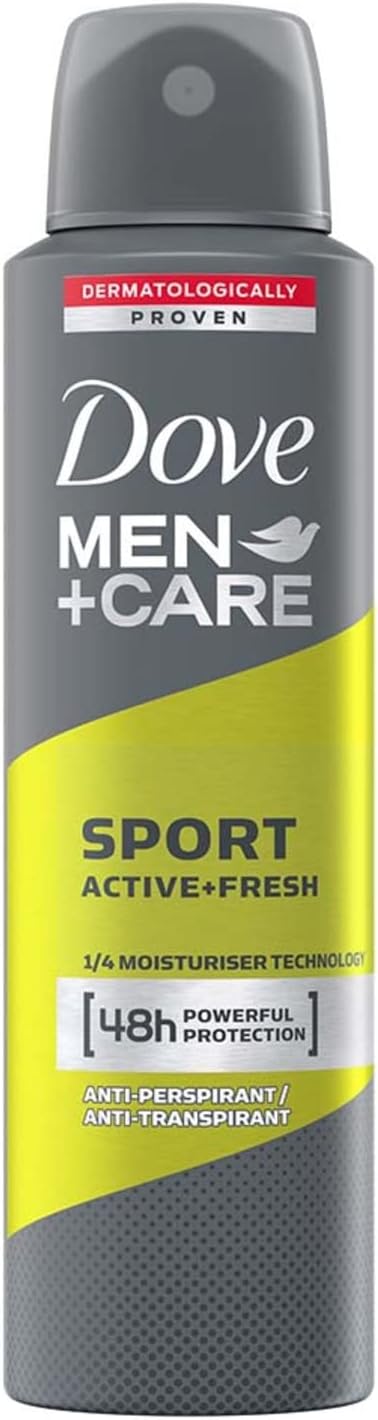 Dove Men+Care Sport Active Anti-Perspirant Deodorant Spray 150ml Fresh Scent