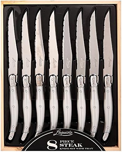 Laguiole Style 8-Piece Steak Knife Set