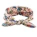 Yeshan Women and Girls Stretch Rabbit Bow Headbands/Bandana/Turban/Headwrap Twisted Yoga Hairband,pack of 6