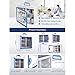 Glosen Locking Medicine Cabinet Wall Mounted and Portable Storage Container Big Capacity Green