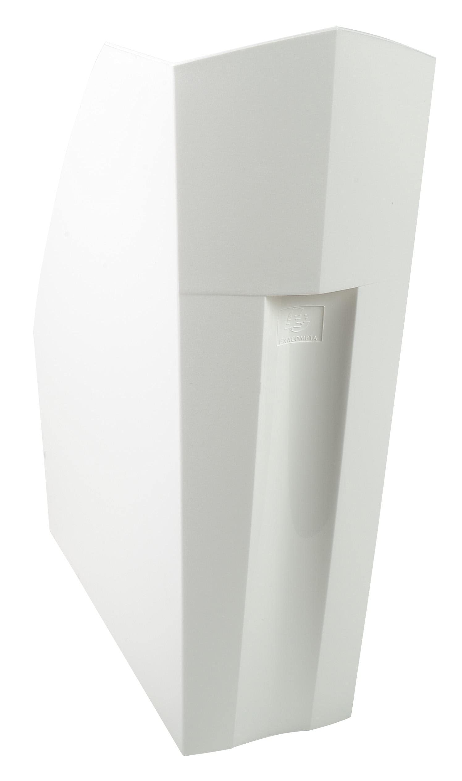 Exacompta - Ref 18013D - Office Magazine File - 292 x 110 x 320mm in Size, Suitable for Storing A4+ Documents, Large Storage Capacity, Easy Handling - White