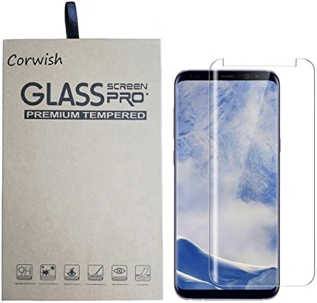 Galaxy S9 Screen Protector, 3D Curved Edge To Edge Case Friendly Full Coverage Tempered Glass Protective Cover Film for Samsung S 9 Cell Phone (For S 9, not for S 9 Plus) (Clear-S9-1)