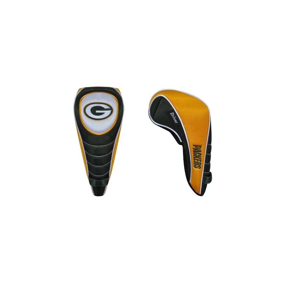 Green Bay Packers Golf Club Shaft Gripper Driver Head Cover on PopScreen