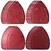 AUSTOR 80 Pieces Mouse Detail Sander Sandpaper Sanding Paper Hook and Loop Assorted 60/80/ 120/240 Grits