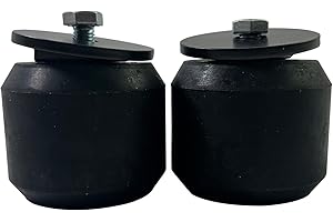 iiLentes Suspension Enhancement Kit System Front Axle Bump Stops For 1999-2006 Chevy Silverado GMC Sierra 1500 2500 3500 Chevy Avalanche 2500 Tahoe GMC Denali Yukon XL Replace Timbren GMFK25S