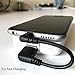 Zeskit MFi Certified Right Angle Lightning to USB Cable for CarPlay, Headphones Amplifier or DAC, DJI and More Compatible with iPhone iPod iPad iWatch Charging and Syncing (10cm / 4 inches)