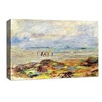 Canvas Wall Art Landscape at Beautiful by Pierre-Auguste Renoir Canvas Prints Home Artwork Decoration for Living Room,Bedroom - 12x18 inches