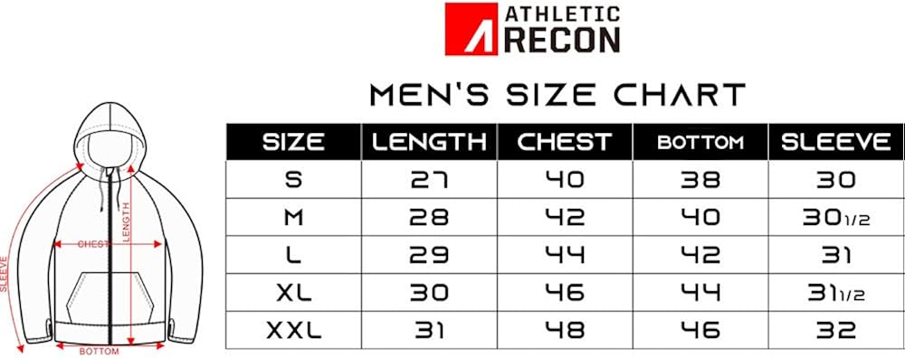 ARECON Mens Sports Running breathable hoodie Jacket stretch Full-Zip Long Sleeve Casual Sweatshirt: Clothing
